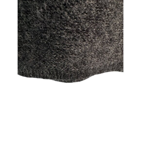 Karen Scott Womens Pure Wool Cardigan Jacket Made In Australia Button Front Dark - Picture 9 of 13